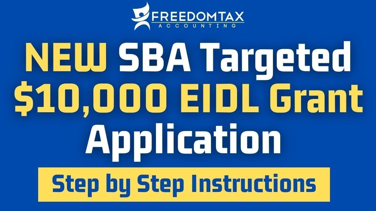 NEW SBA Targeted EIDL
