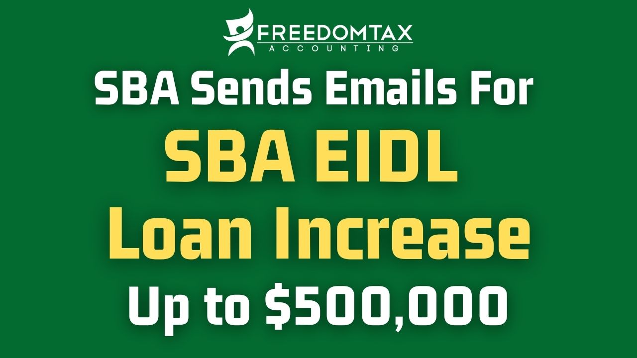 SBA EIDL Loan Increase Update