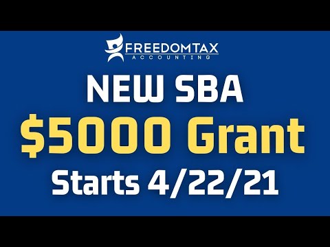 NEW $5000 SBA Grant