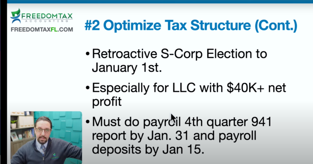 optimize tax structure